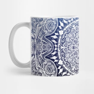 Dark Blue Mandala Mug